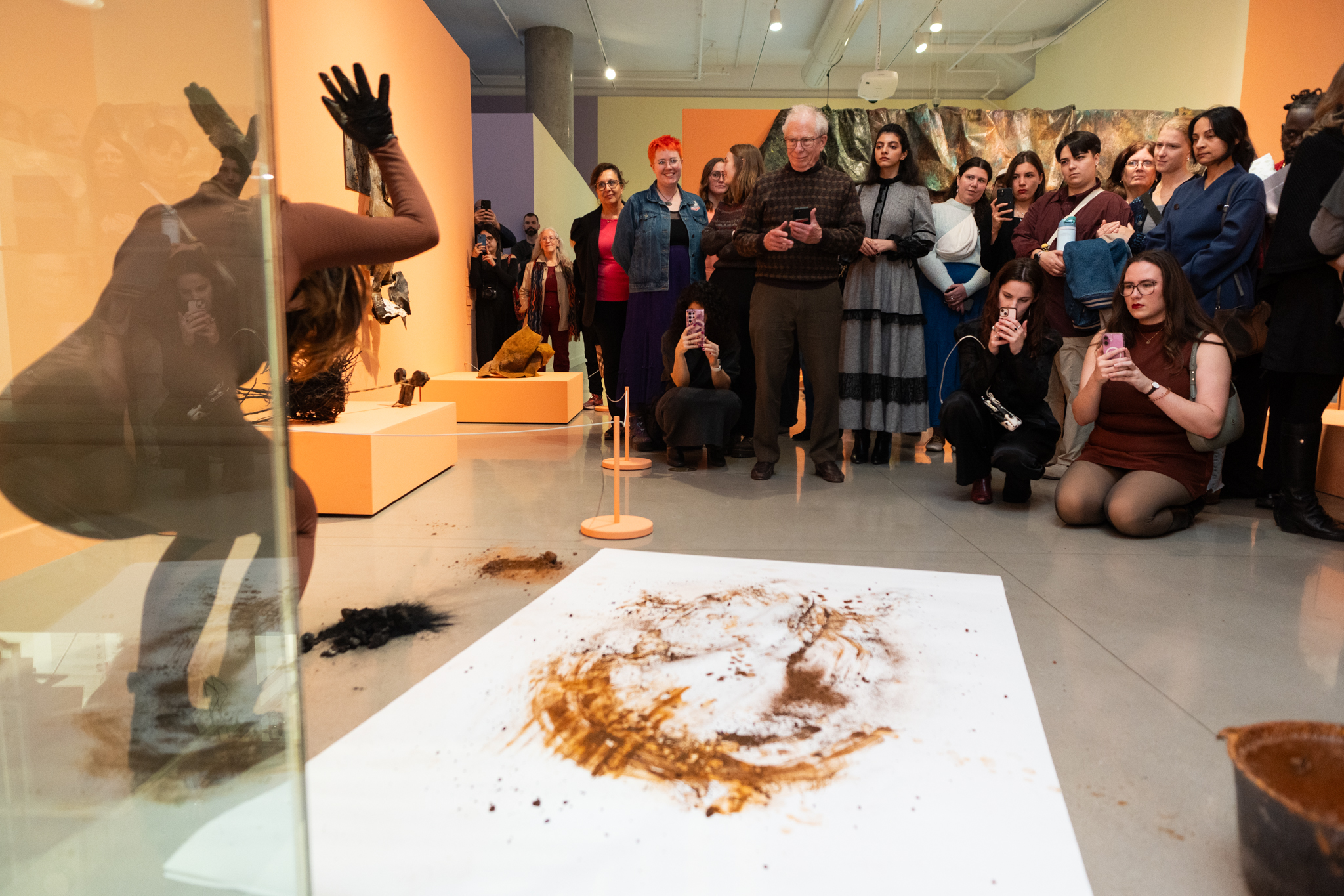 Performance photo still by Sarah Hughes at OAG, 2026